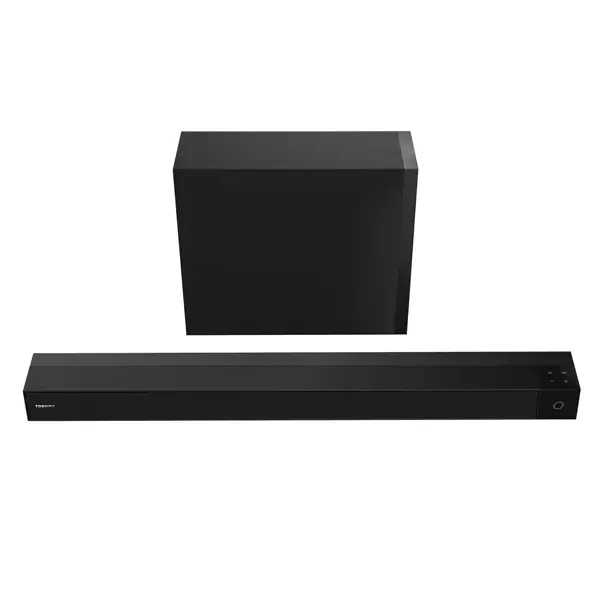 Barre de son sans fil avec télécommande Toshiba 2.1CH – 240W – BT 5.4 – HDMI – USB – Optique – AUX – C210WR — photo 2