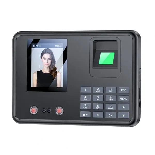Badgeuse digital Yesido – Résolution 300K – Caméra infrarouge – Reconnaissance faciale – Accessibilité H24 et 7j/7 – Empreintes palmaires – Mots de passe – Empreintes digitales – KM30 — photo 1