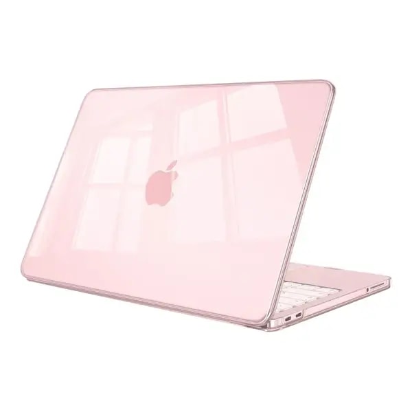 Coque de protection pour MacBook Neo 13 – Année 2026 – Transparent – Rose – A3404 — photo 1