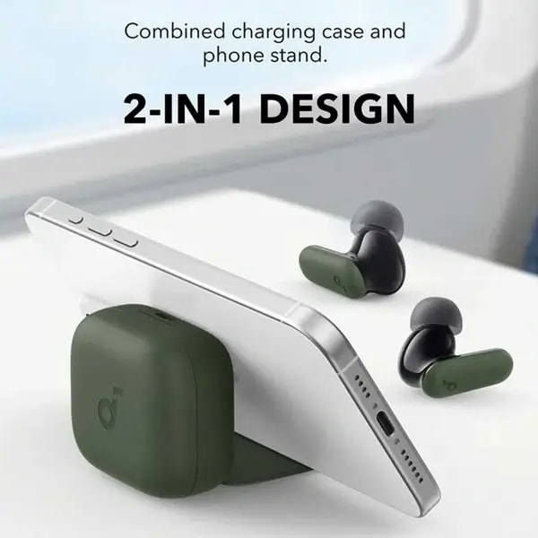 Écouteur Soundcore R50i NC avec Réduction de Bruit Active – 45h d’autonomie – BT 5.4 – IP54 -Appels clairs par IA avec 4 micros – Vert – A3959H61 — photo 3