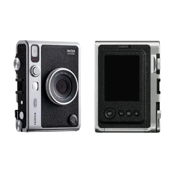 Appareil Photo Instantané Fujifilm instax mini Evo Hybride – USB-C – 100 Effets & Impression Smartphone – Noir – INS MINI EVO BLACK C EX D — photo 2