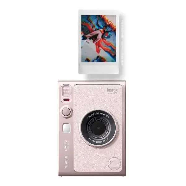 Appareil Photo Instantané Fujifilm instax mini Evo Hybride – USB-C – 100 Effets & Impression Smartphone – Rose – INS MINI EVO G PK C EX D — photo 1