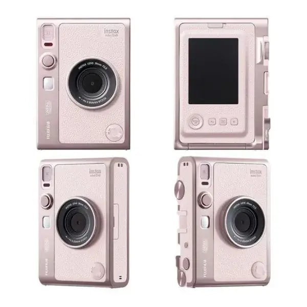 Appareil Photo Instantané Fujifilm instax mini Evo Hybride – USB-C – 100 Effets & Impression Smartphone – Rose – INS MINI EVO G PK C EX D — photo 2