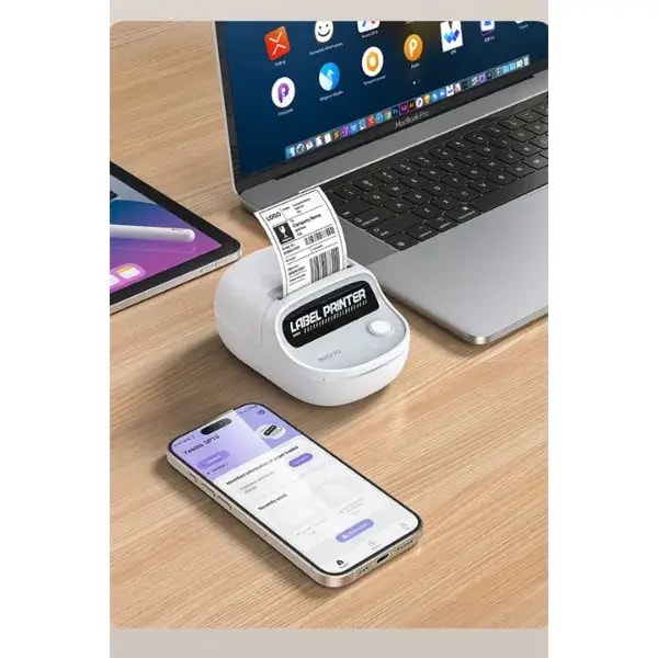 Imprimante d’Étiquettes Thermique Bluetooth 203 DPI – Sans Encre USB-C & Batterie 1000 mAh – Yesido SP10 — photo 5