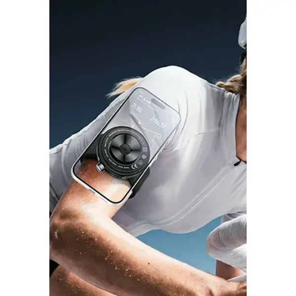 Support Téléphone Magnétique à Ventouse pour Bras – MagSafe – 20 Aimants N52 & Fixation 4,5kg – Yesido C335 — photo 2