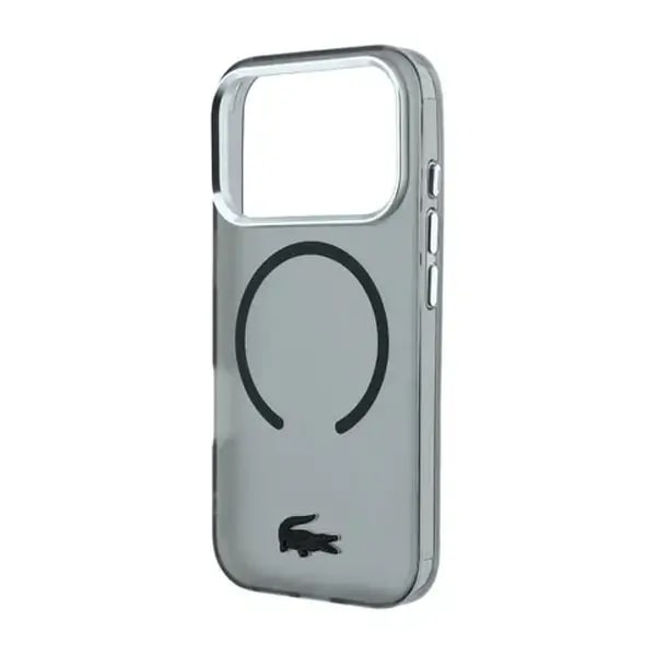 Coque pour iPhone 18 Pro Max Lacoste – Compatible MagSafe – Finition givrée mate IML – Résistant aux rayures – Noir – LCHMP18X6UFRTK — photo 1