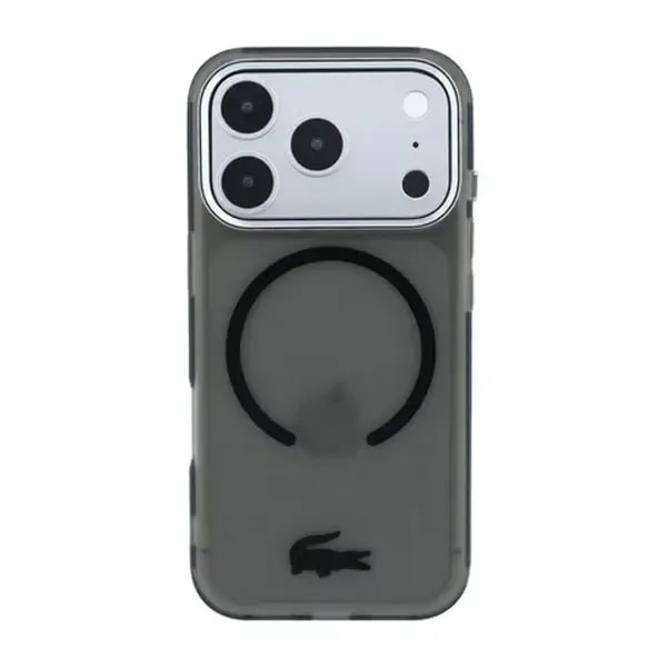 Coque pour iPhone 18 Pro Max Lacoste – Compatible MagSafe – Finition givrée mate IML – Résistant aux rayures – Noir – LCHMP18X6UFRTK — photo 3