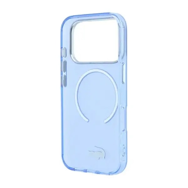 Coque pour iPhone 18 Pro Max Lacoste – Compatible MagSafe – Finition givrée mate IML – Résistant aux rayures – Bleu – LCHMP18X6UFRTLB — photo 2