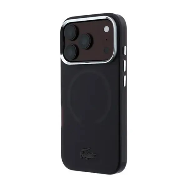 Coque pour iPhone 18 Pro Max Lacoste – Compatible MagSafe – Finition givrée mate IML – Résistant aux rayures – Bordeaux – LCHMP18X6UFRTDR — photo 3