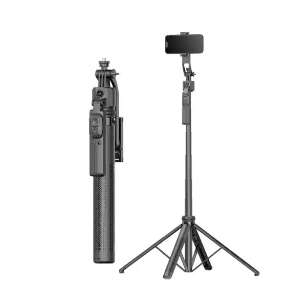 Perche à selfie avec trépied Yesido – Suivi intelligent du visage – Rotation AI 360° – Télécommande