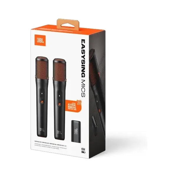 Micro sans fil JBL EASYSING WIRELESS MICROPHONE DUAL – 10h d’autonomie – Suppression vocale en temps réel – Suppression vocale IA — photo 3