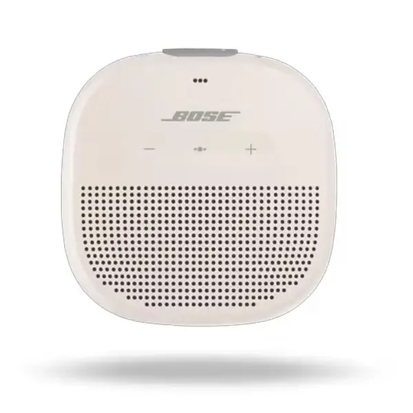 Enceinte Bose SoundLink Micro – 6h d’autonomie – BT 4.2 – IP67 – Portée du Bluetooth 9m – Echo Reduction – Blanc nuage — photo 1