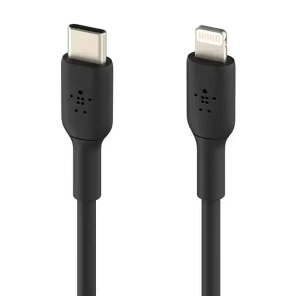 Câble de charge Belkin – 1m – 30W – Type-C vers Lightning- CAA003BT1MBK